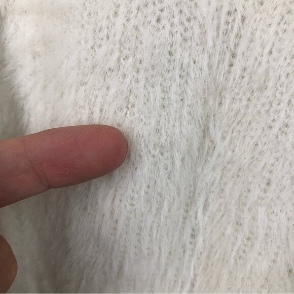 For Love & Lemons Knitz Myriam Turtleneck Mohair Sweater White Small - Picture 8 of 9